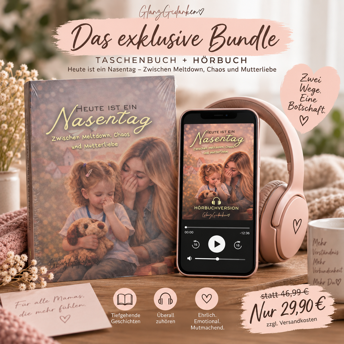 Heute ist ein Nasentag BUNDLE ANGEBOT Hörbuch & Taschenbuch
